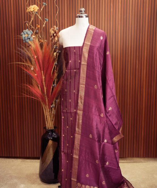 Banaras Raw Silk Suit Set