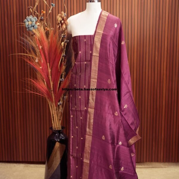 Banaras Raw Silk Suit Set