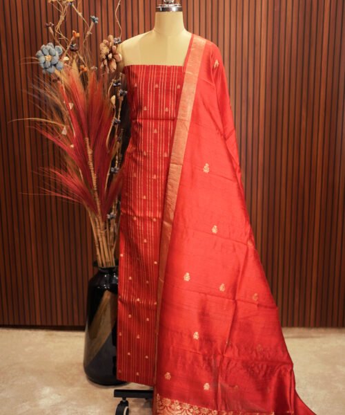Banaras Raw Silk Suit Set