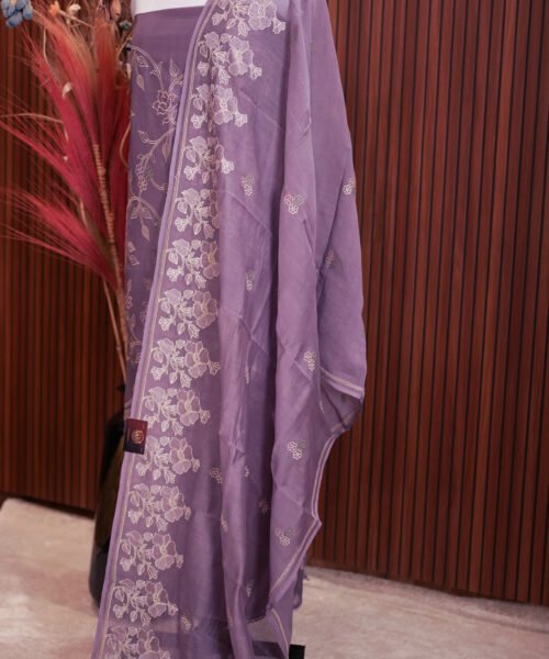 Alternative view of Chanderi Applique Cut Work Suit Set