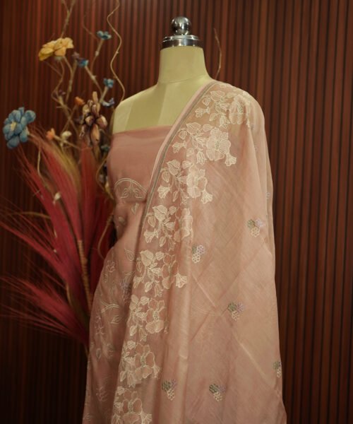 Alternative view of Chanderi Applique Cut Work Suit Set