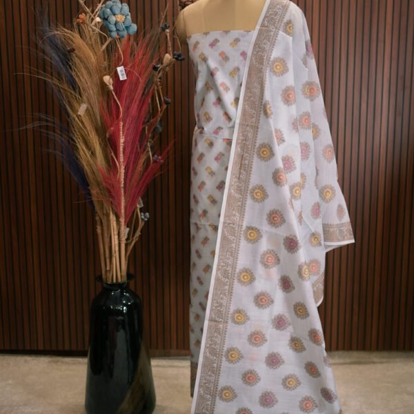 Banaras Muga Cotton Suit