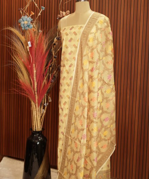 Alternative view of Banaras Muga Cotton Suit