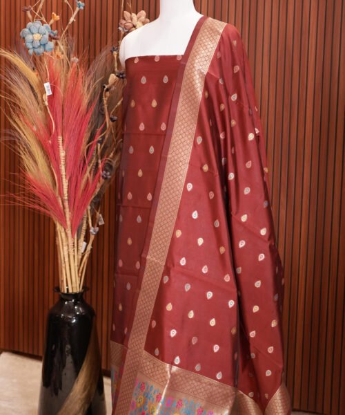 Alternative view of Banaras Semi Silk Suit