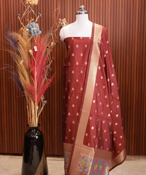 Banaras Semi Silk Suit