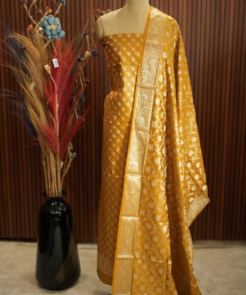 Banaras Muga Cotton Suit