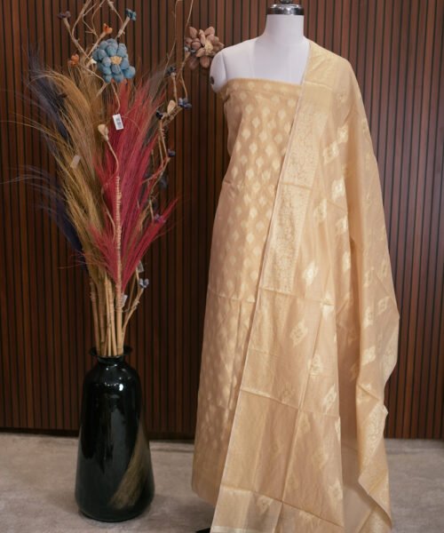 Banaras Mercerised Cotton Suit