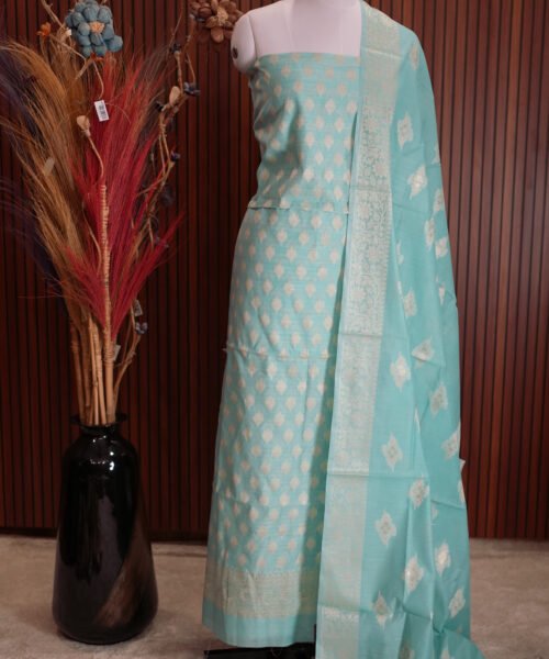 Banaras Mercerised Cotton Suit