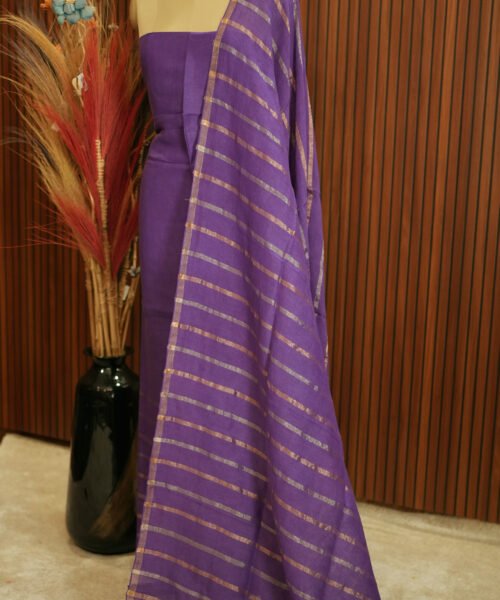 Alternative view of Pure Jayashree Silk Linen Salwar Suit