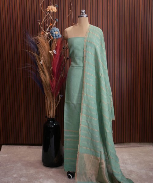 Pure Jayashree Silk Linen Salwar Suit