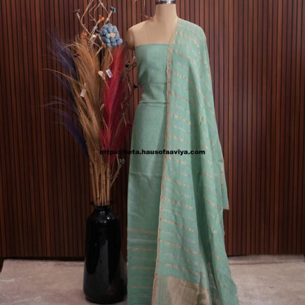 Pure Jayashree Silk Linen Salwar Suit