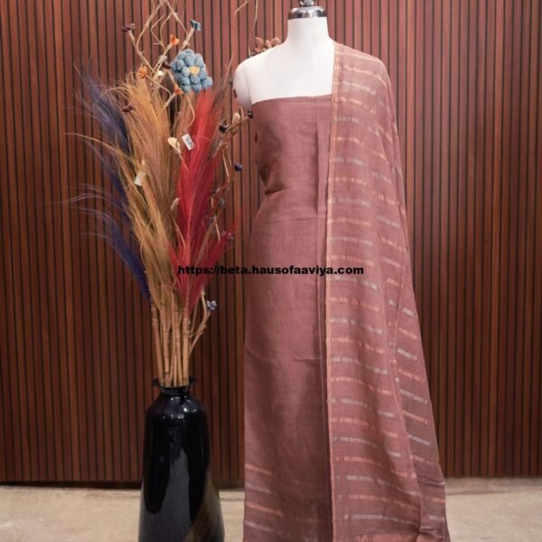 Pure Jayashree Silk Linen Salwar Suit