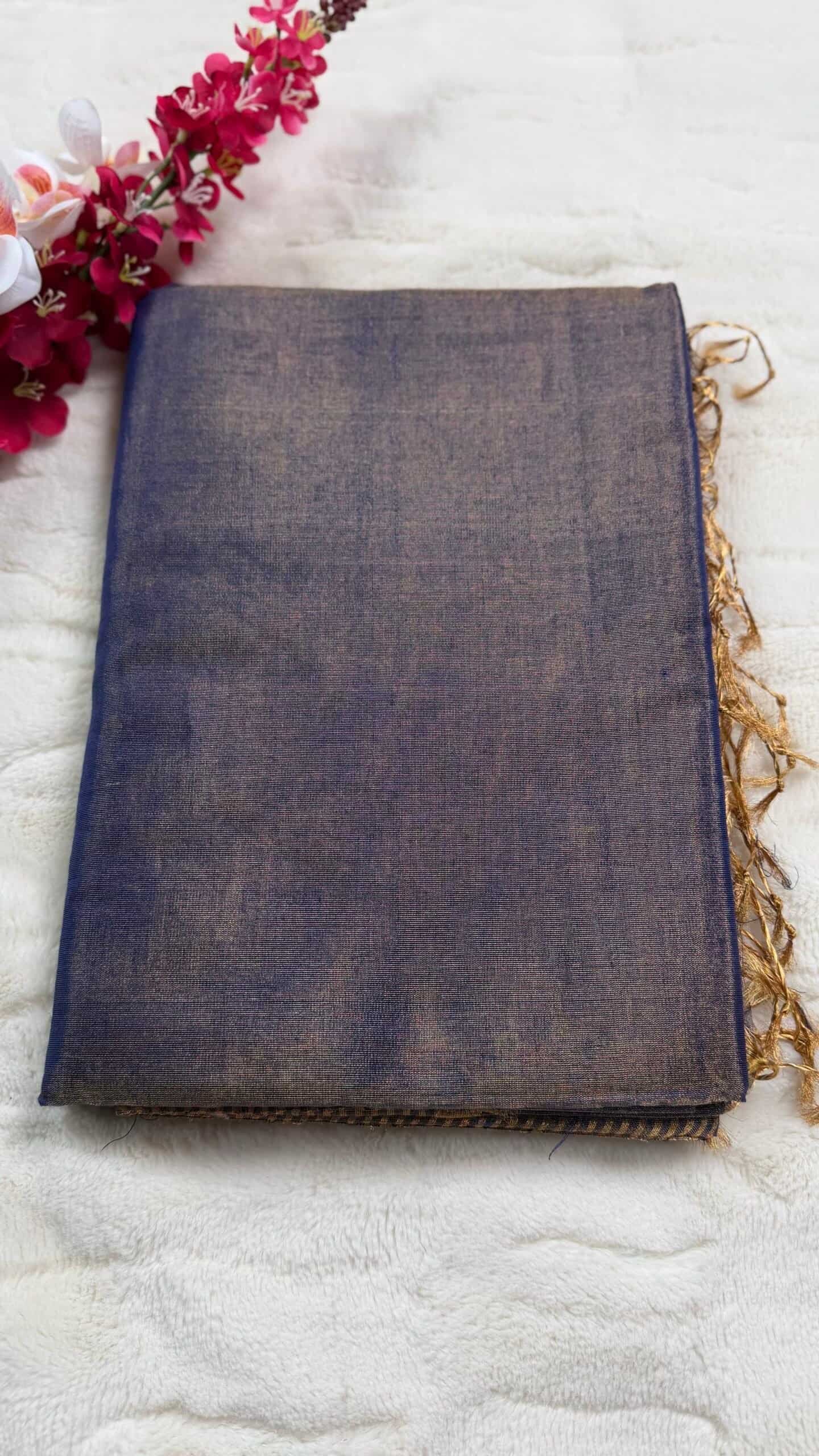 Maheshwari  Full Tissue Silk Cotton Saree