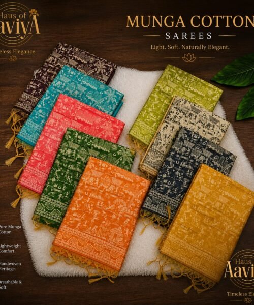 Muga Cotton Sarees