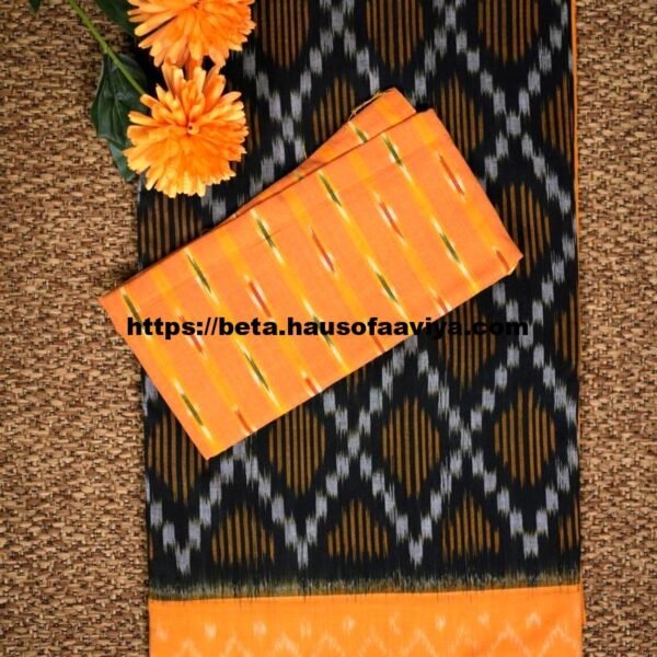 Ikkat Pochampally Mercerized Cotton Saree
