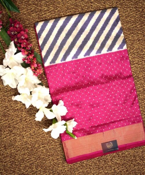 Ikkat Silk Saree