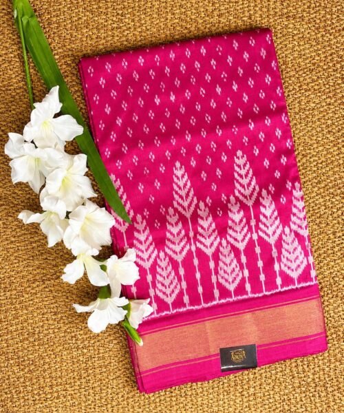Ikat Pochampally Designer Patola Silk Saree