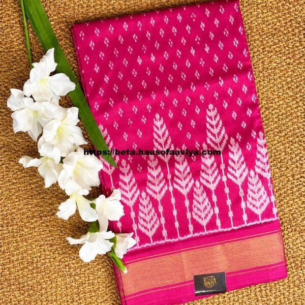Ikat Pochampally Designer Patola Silk Saree